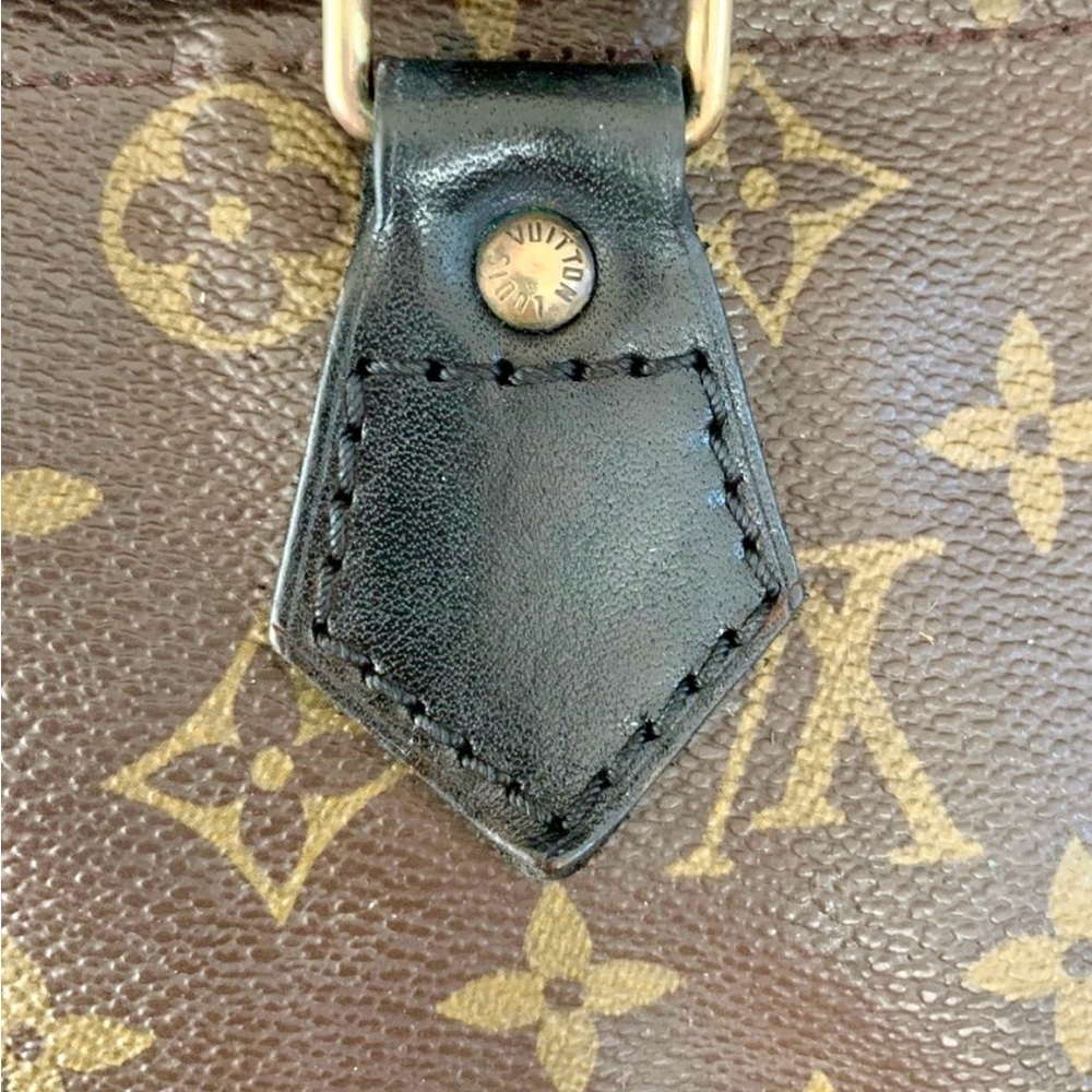 Louis Vuitton Monogram Speedy 30 . Customized in black - Picture 9 of 13
